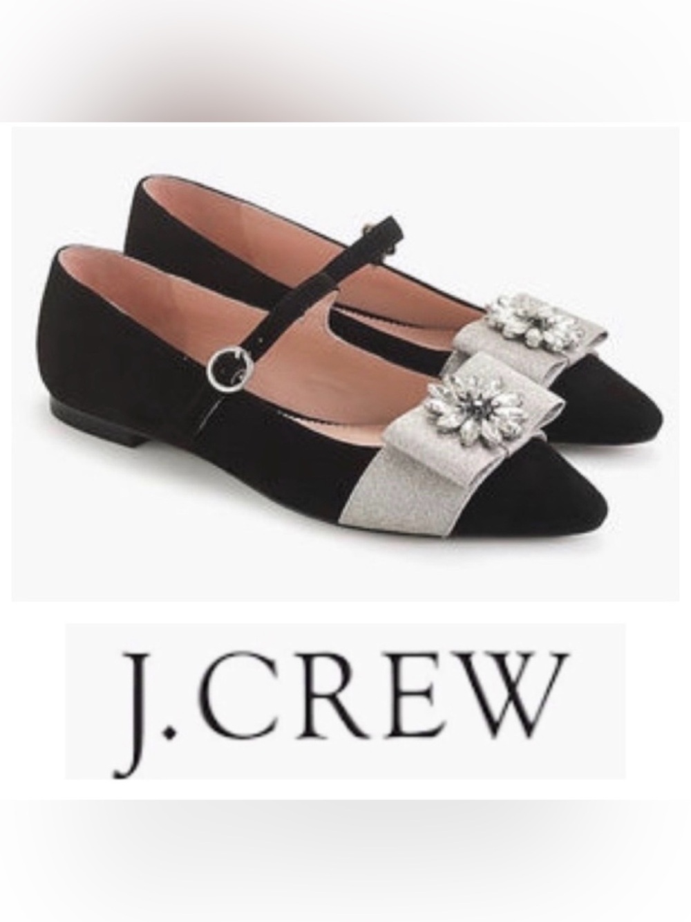J. Crew Velvet Marina Mary Janes Size 9.5